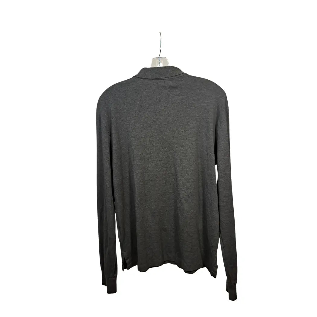 Vintage Polo Ralph Lauren Longsleeve Shirt – Dunkelgrau, Größe L | Classic Polo Style
