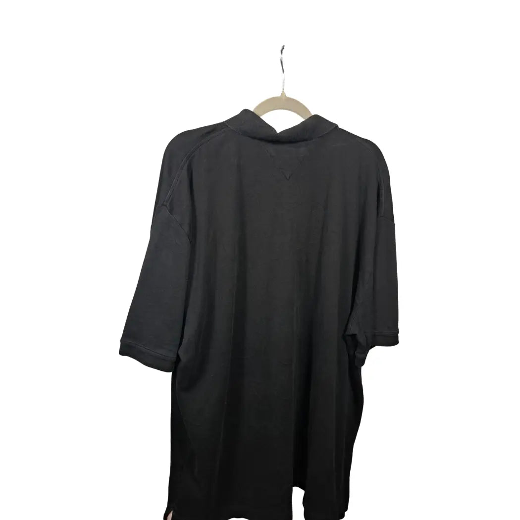 Tommy Hilfiger Vintage Polo Shirt Schwarz – Größe XXL | Oversized Classic