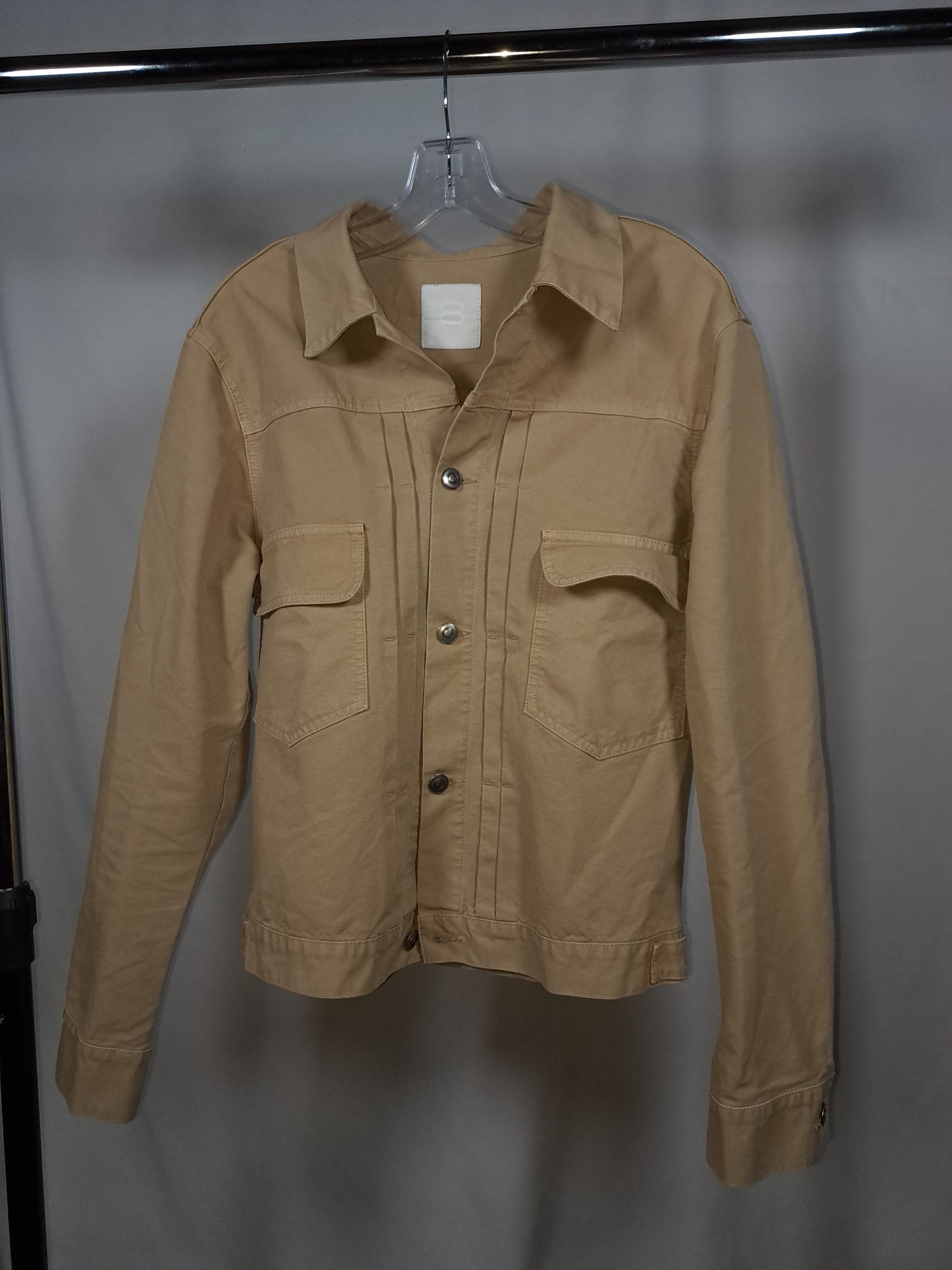 8 by YOOX – Sandfarbene Denim-Jacke | Urban Minimalism | Unisex