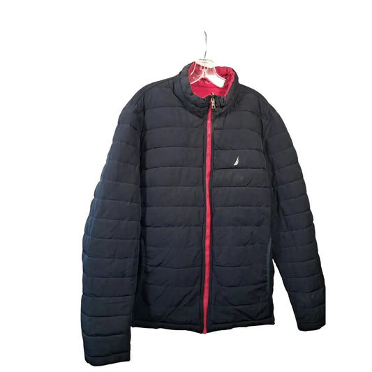 Nautica Steppjacke Navy/Rot