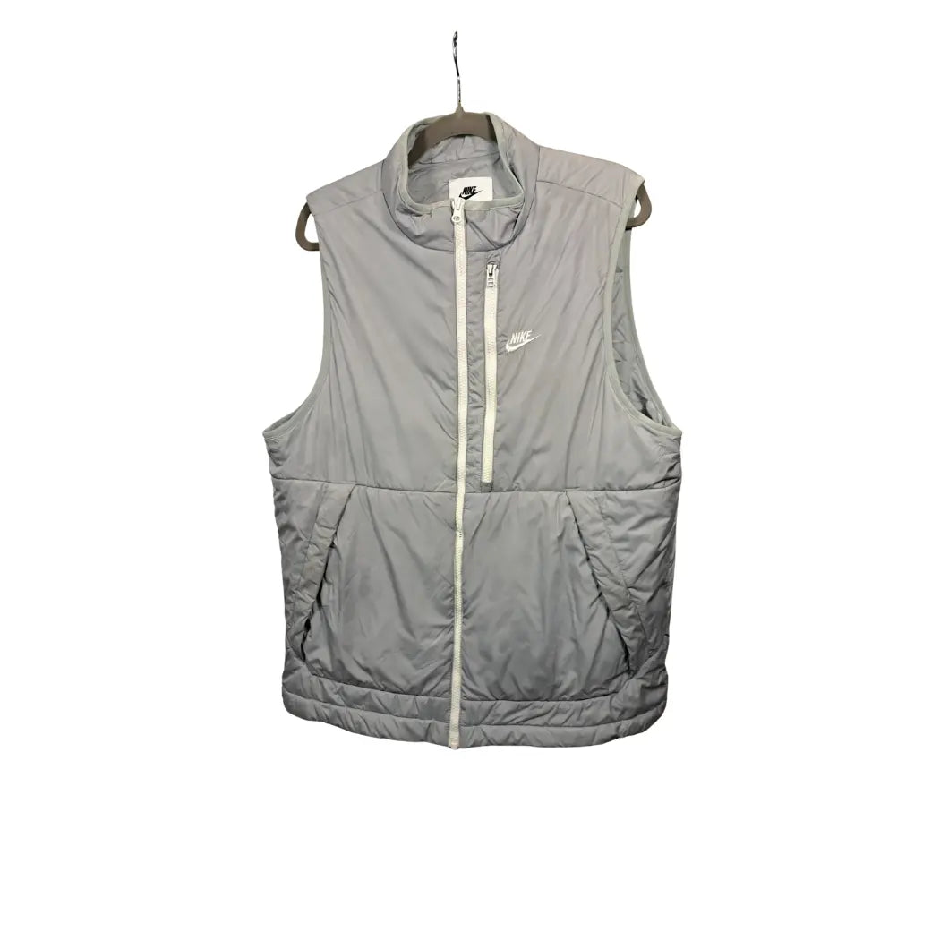 Nike Puffer Weste „Therma-FIT“ / Light Grey / Size L / Sleeveless Puffer Jacket